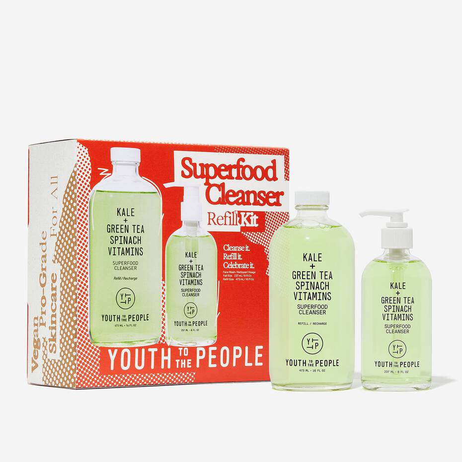 Youth To The People Superfood Cleanser Refill Kit Wren & Wild