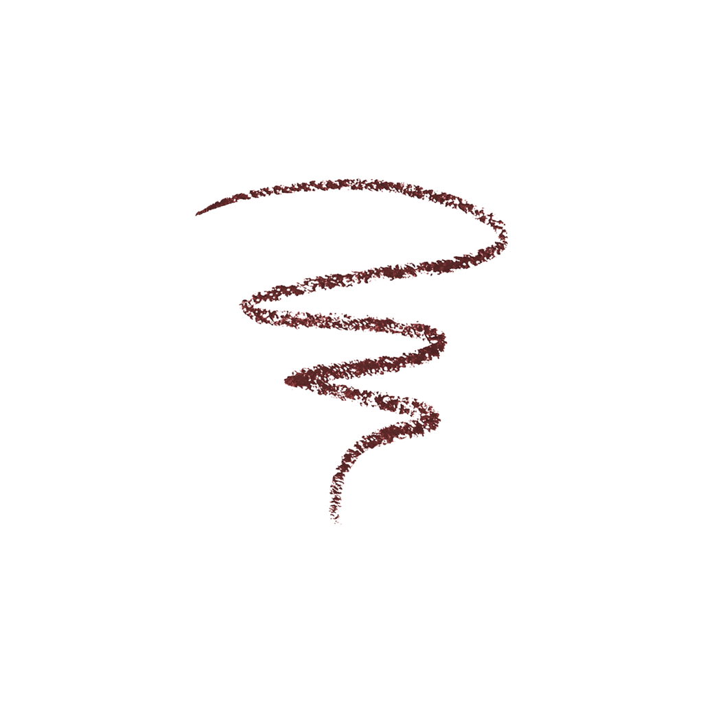 Swirl of brown pencil or crayon scribble on a white background.