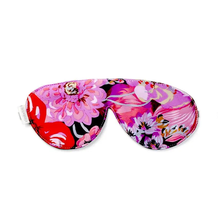 So soft, this adjustable silk eye mask blocks out the light to protect eyes and help you sleep. Made of silk with adjustable velvet, elastic strap.