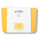 White and yellow skincare product packaging with the label "sturm" and additional text.