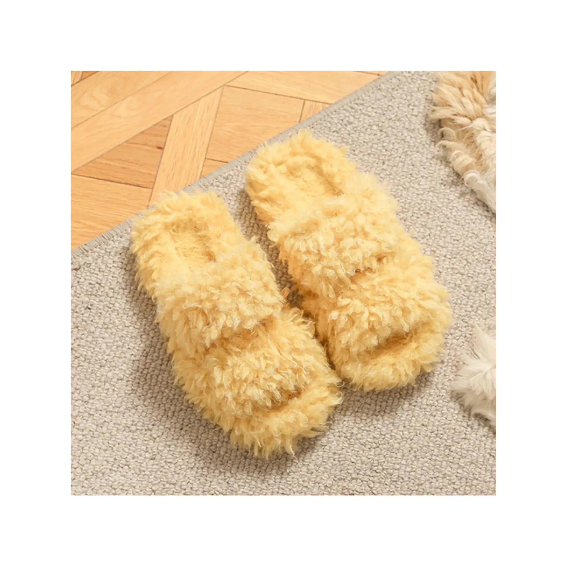 Donut Slippers for Ladies, with Bow Tie Knot, Cute Kawaii Fluffy Warm  Indoor Bedroom Shoes – ShoeWee