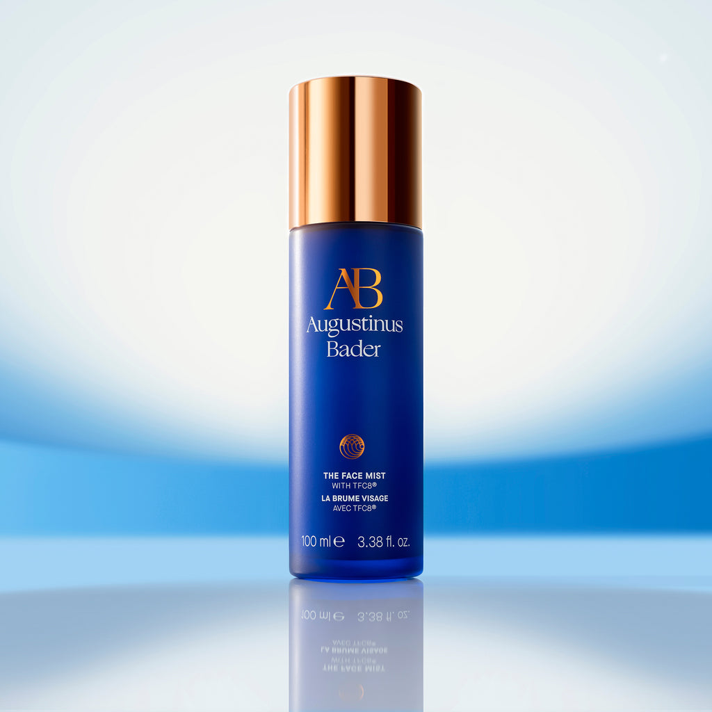 The Face Mist With Blue Cloud Background