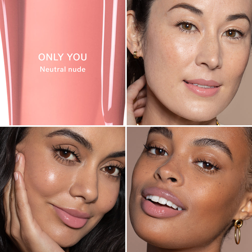 ONLY YOU GRID. Lips instantly feel fuller, smoother and softer with a natural, glossy sheen that blends to a wash of color.