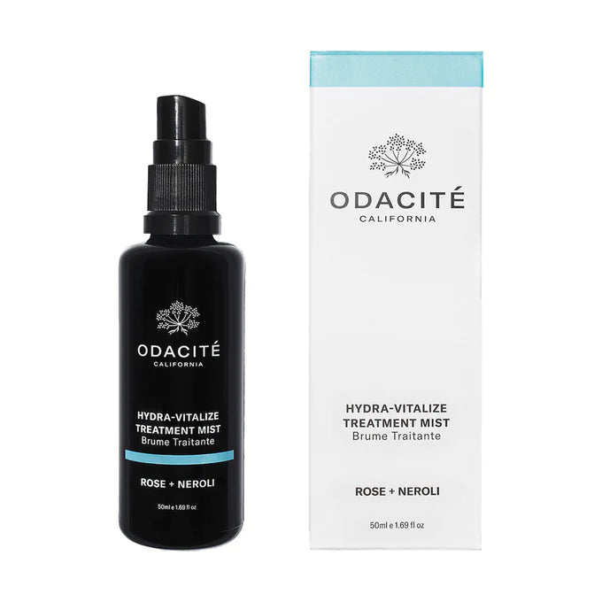 Odacite hydra-vitalize treatment mist product with packaging.