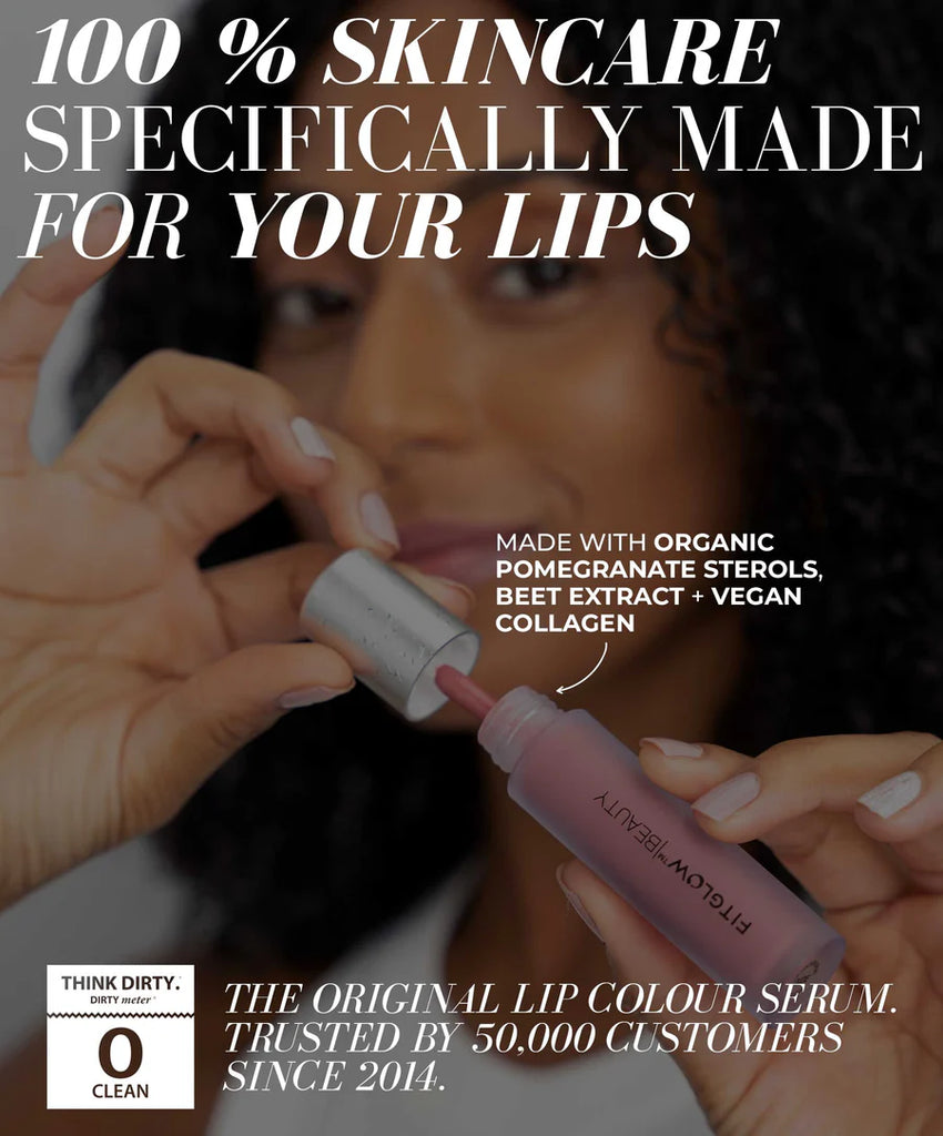 INSTANTLY IMPROVES LIP STRUCTURE, SOFTNESS AND HYDRATION.