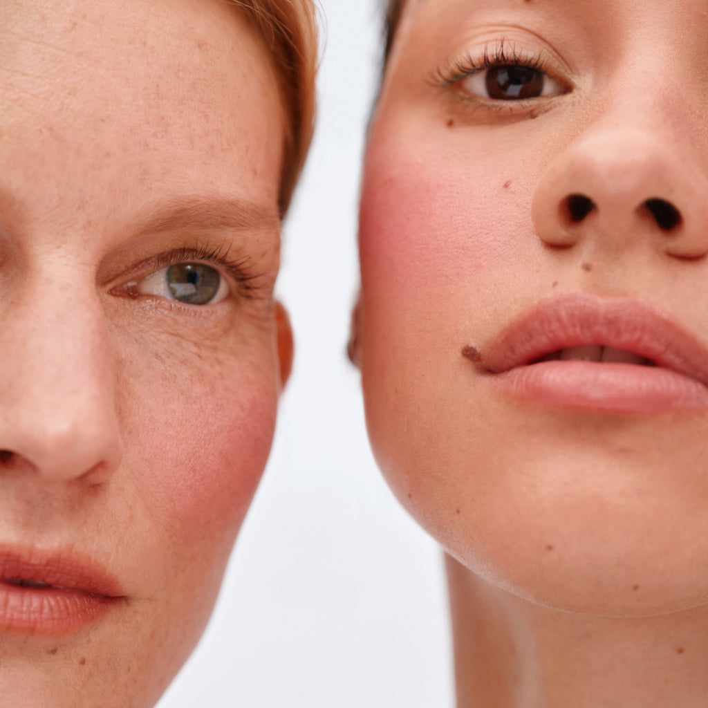 Models showing Shade. Weightless color meets a soft-focus filter.