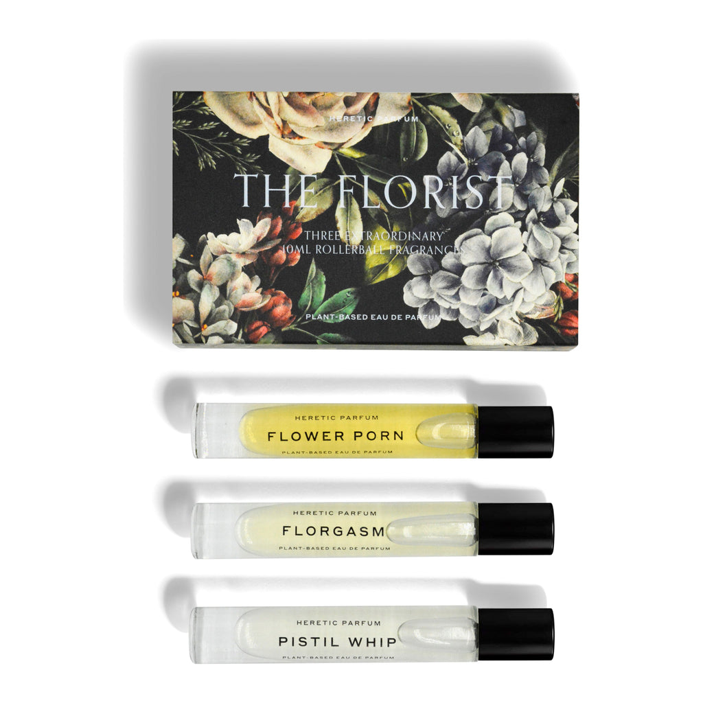 The florist three pack rollerball pack shot
