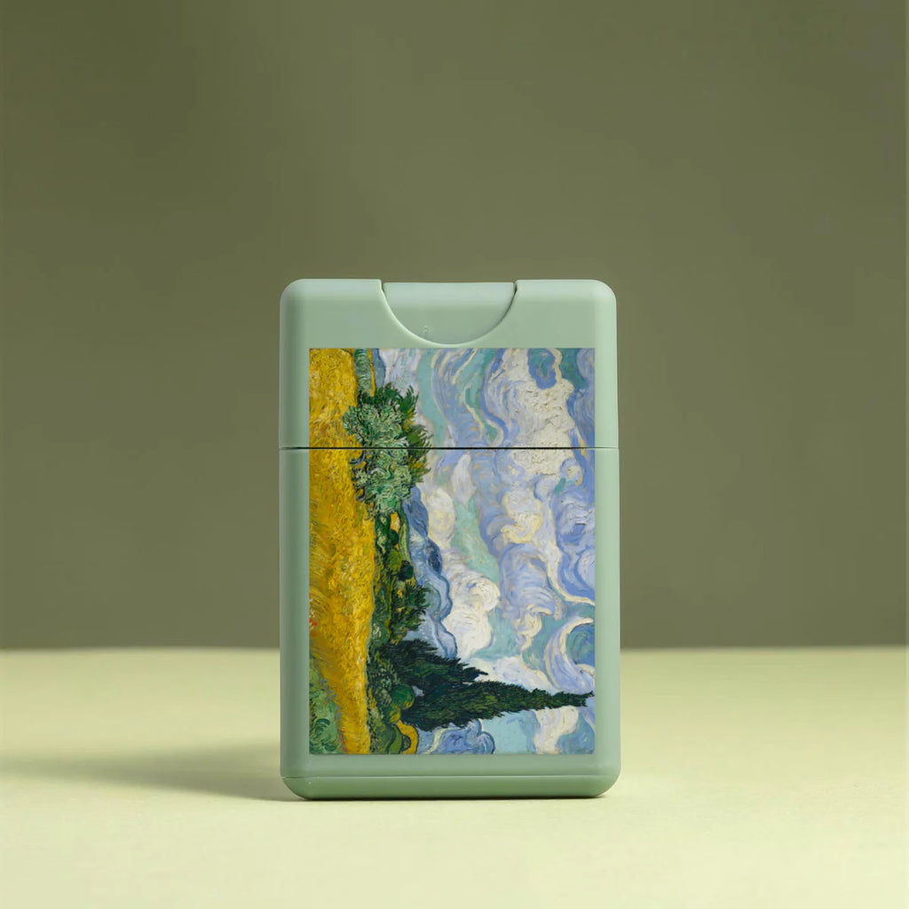 Portable charger with van gogh's "starry night" painting design.