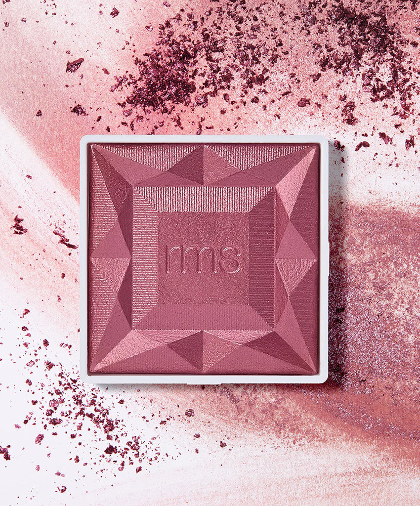 Hanky Pinky Compact blush shade refill with geometric pattern by rms beauty.