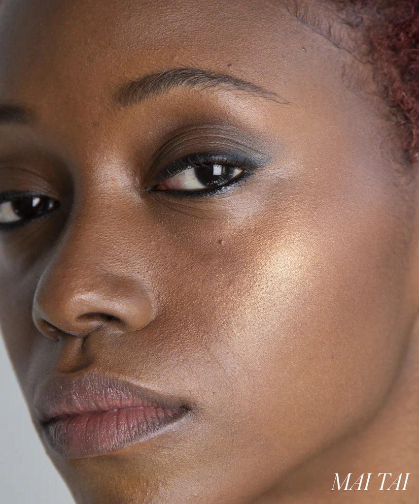 Model wearing shade Mai Tai