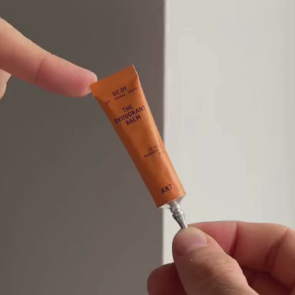Video of someone using the Trial Size AKT Deodorant Balm