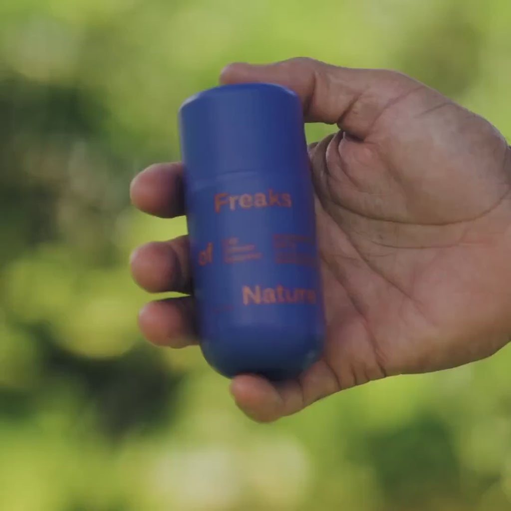 Video of a person applying Freaks of Nature SPF
