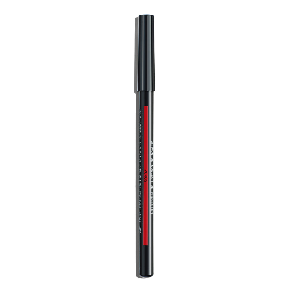 Black and red stylus pen isolated on a white background.