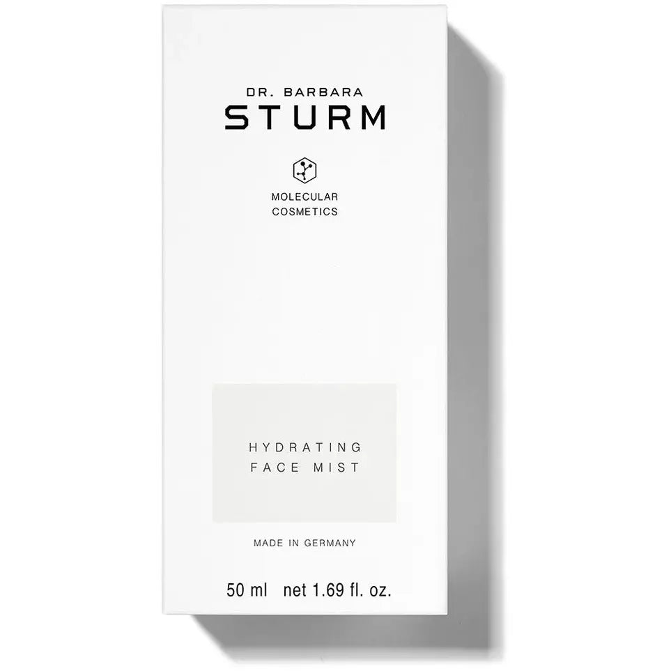 A box of dr. barbara sturm hydrating face cream, 50 ml / 1.69 fl. oz., made in germany.