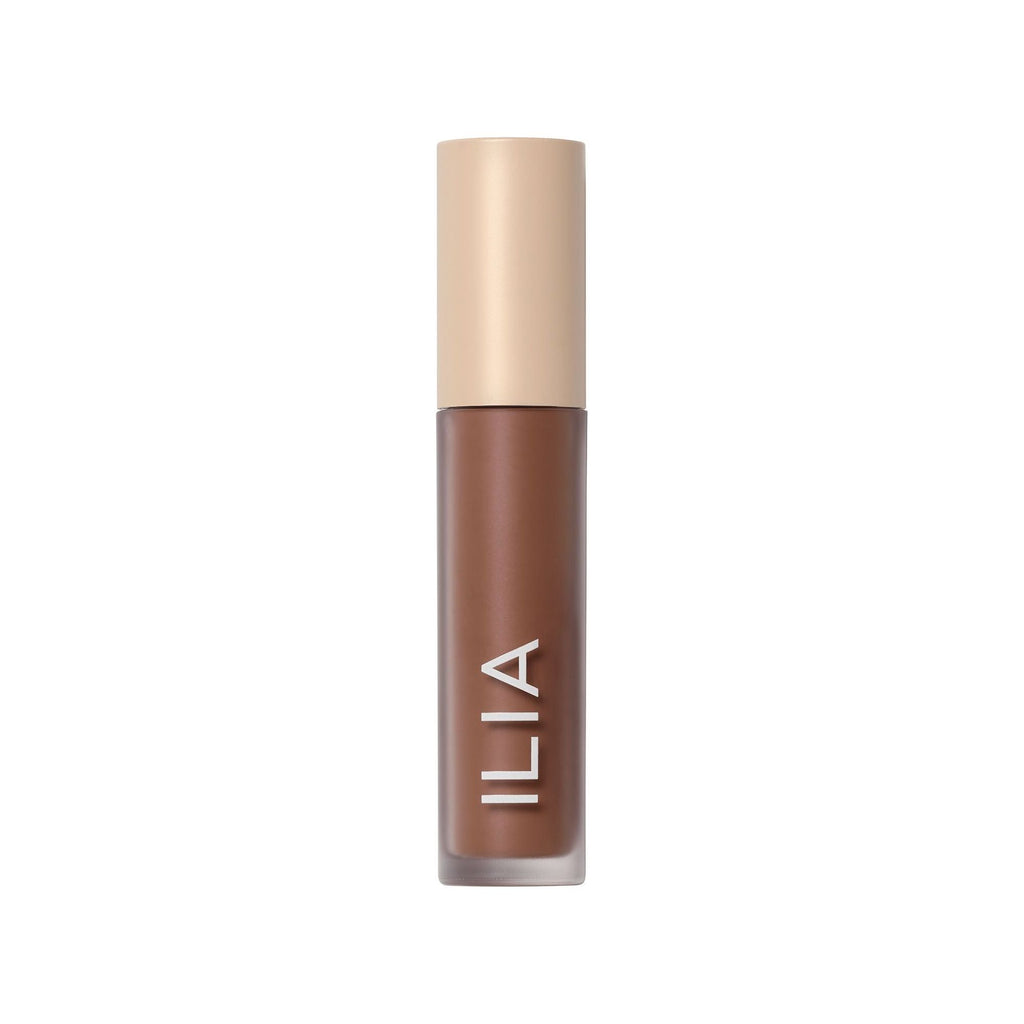 Ilia brand liquid makeup product against a white background.