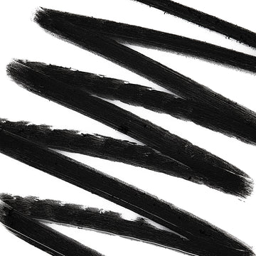 Black brush strokes on a white background.
