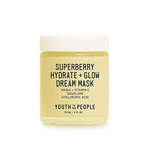A jar of youth to the people superberry hydrate + glow dream mask.