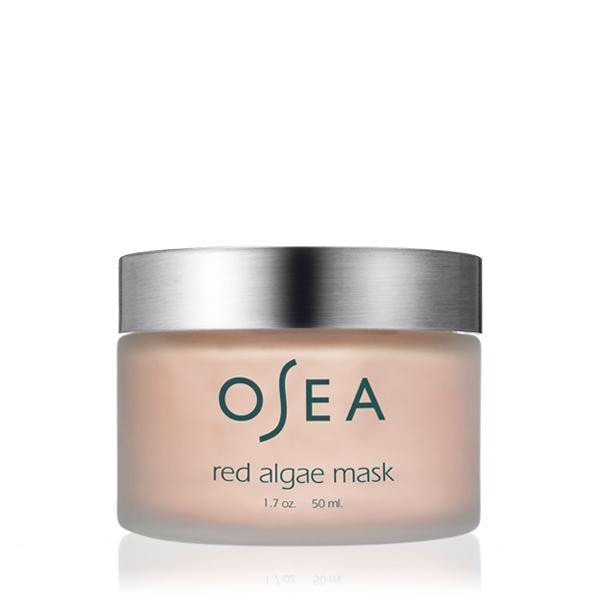 A jar of osea red algae mask skincare product.