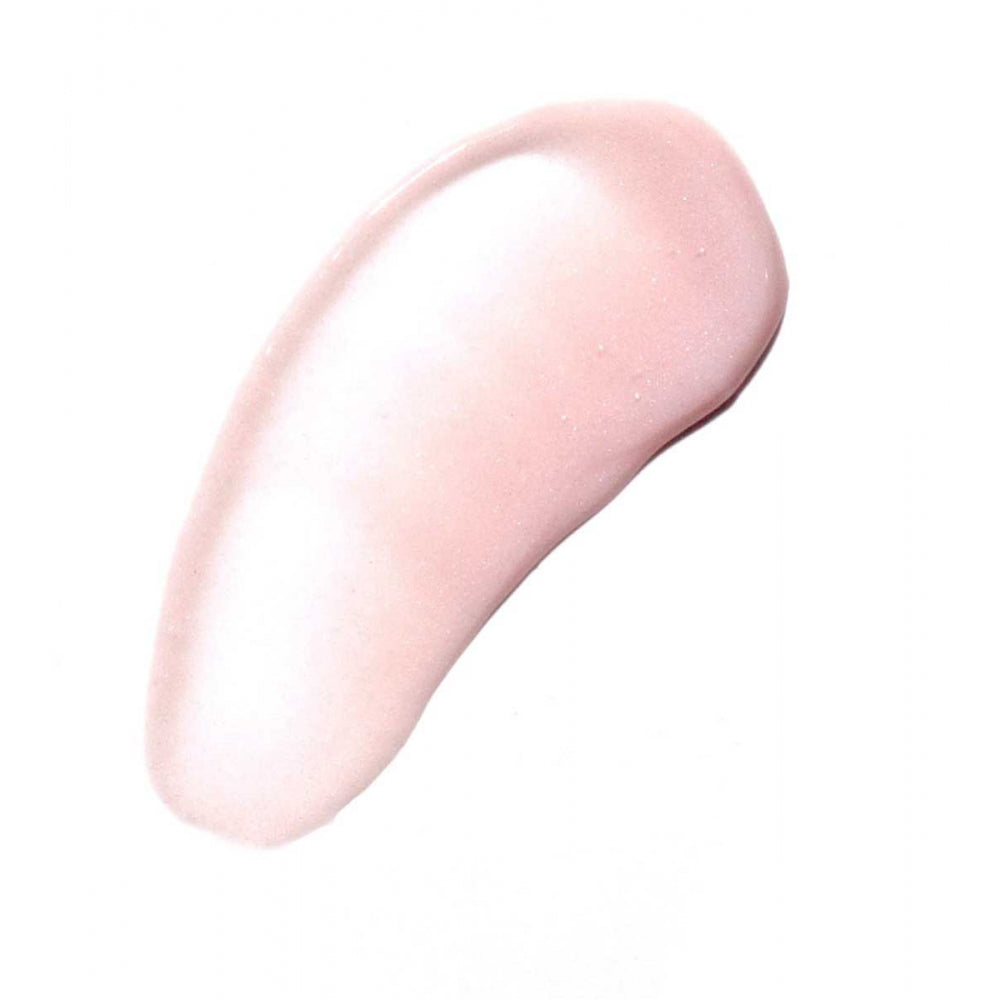 A swatch of pink-toned cosmetic foundation.